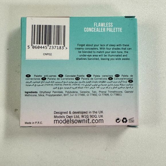 Models Own FLAWLESS Concealer Palette Natural 02 Make Up Cream Beauty NEW - Picture 4 of 5
